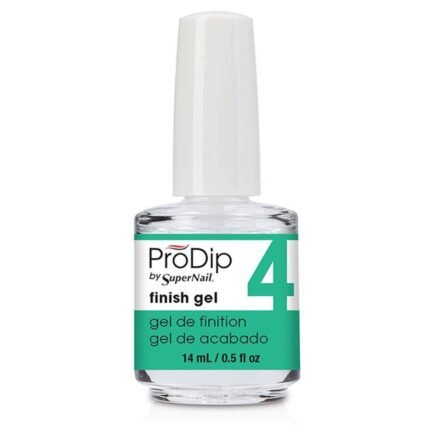 SuperNail Viršutinis barstomo akrilo sluoksnis (ProDip Finish Gel) 14ml.