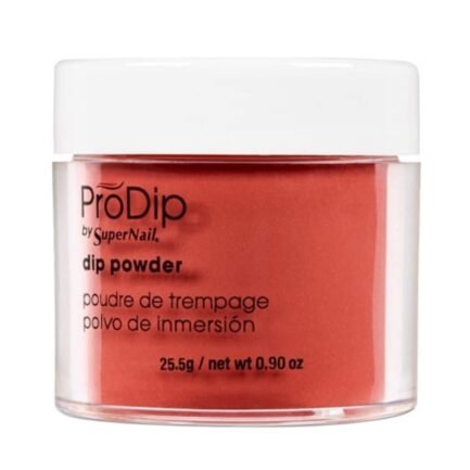SuperNail Prodip spalvota pudra Fiery Red 25,5g.