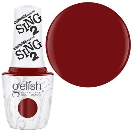 Gelish gel polish RED SHORE CITY ROUGE 1110442 15ml.
