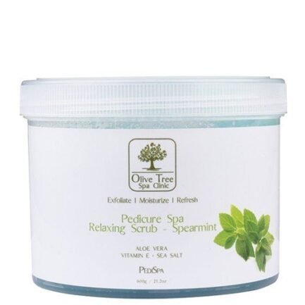 Olive Tree relaxing scrub REFRESHING MINT foot scrub 400g.