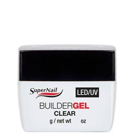 SuperNail LED UV Builder clear gel transparent thick 56g.