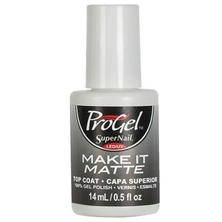 SuperNail matte top coat gel polish 14ml.