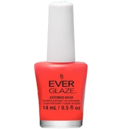 Ever glaze RED-WARRIOR POSE hybrid nail polish 14ml. 83430