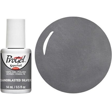 Supernail Progel Sandblasted Silver gel polish 14 ml. 82800