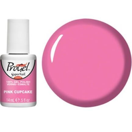 Supernail Progel Pink Cupcake Gel Polish 14 ml. 80110