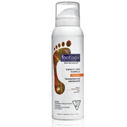 Footlogix foam for sweaty feet Sweaty feet formula 125 ml.