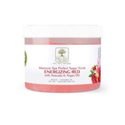 Olive Tree hand scrub - sugar scrub energizing red 400g.