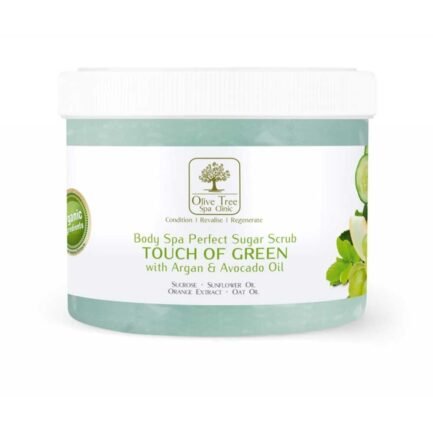 Olive Tree foot scrub - Sugar scrub Touch Of Green 450g.