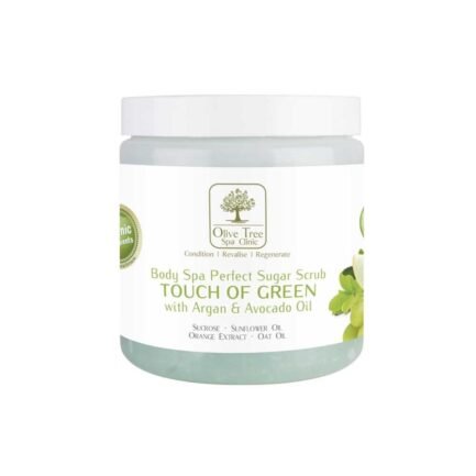 Olive Tree foot scrub - Sugar scrub Touch Of Green 250g.