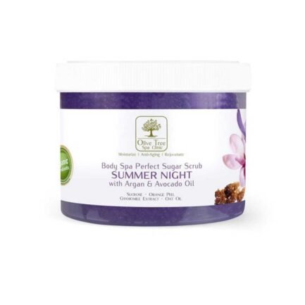 Olive Tree foot scrub - Sugar scrub Summer Night 400g.