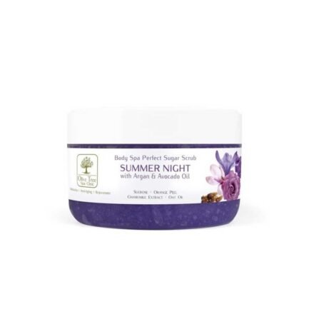 Olive Tree foot scrub - Sugar scrub Summer Night 200g.