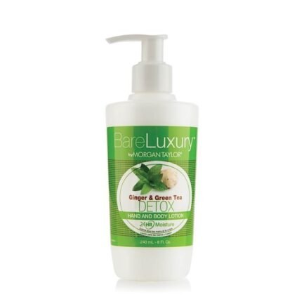 Morgan Taylor BareLuxury 24hr Hand and Body Lotion with Ginger and Green Tea 240ml.