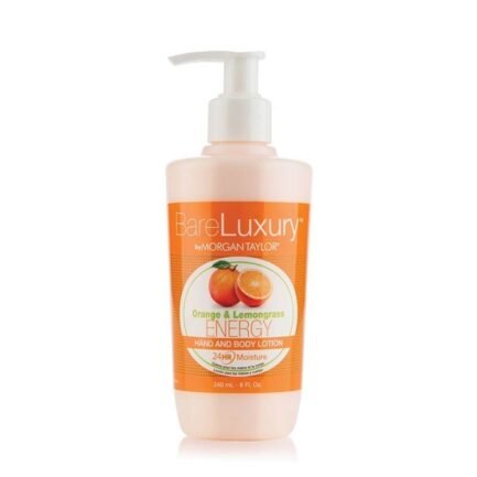 Morgan Taylor BareLuxury 24hr Hand and Body Lotion with Orange 240ml.