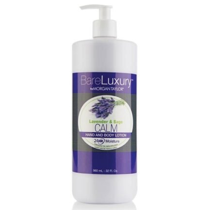 Morgan Taylor BareLuxury 24hr Hand and Body Lotion with Lavender and Sage 960ml.