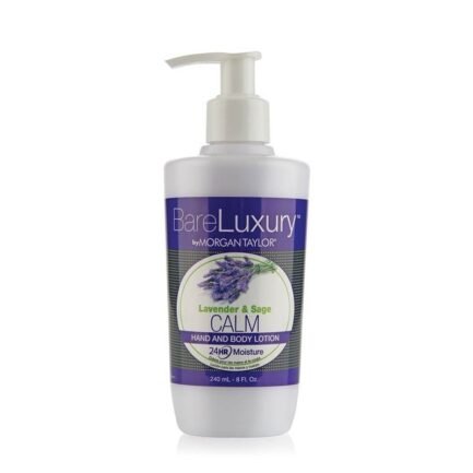 Morgan Taylor BareLuxury 24hr Hand and Body Lotion with Lavender and Sage 240ml.