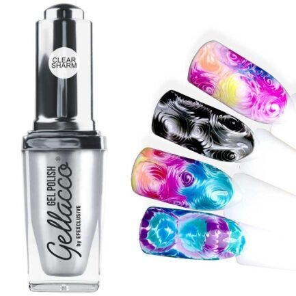 Ef Gellacco clear gel polish for color casting 12ml. CLEAR SHARM