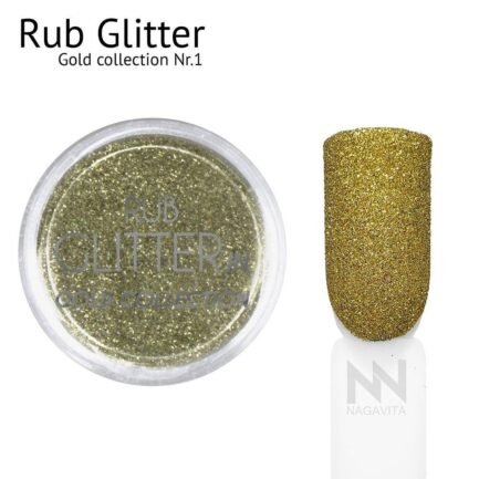 Decoration Rub Glitter Gold collection No.1