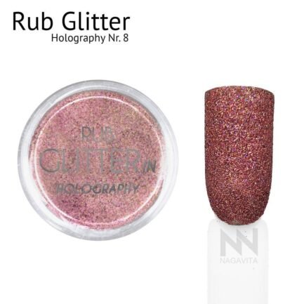 Decoration Rub Glitter holography No.8