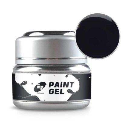 Euro Fashion Paint gel colored LED UV gel 5g. No.06 BLACK