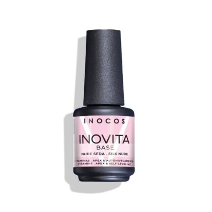 Nail strengthening gel polish base Inocos Inovita Silk Nude BS23