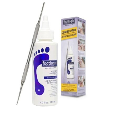 Footlogix Cuticle Softener Combo pack - Cuticle Remover + Pedicure Corner File