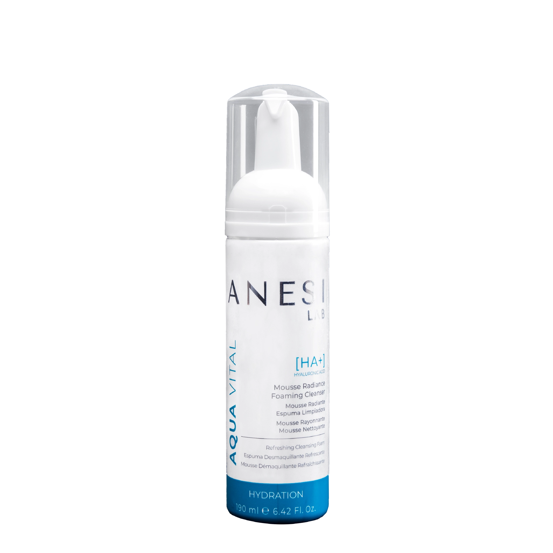 Anesi-Lab-Aqua-Vital-Retail-Product-Mousse-Radiance-Foaming-Cleanser-Bottle-190ml