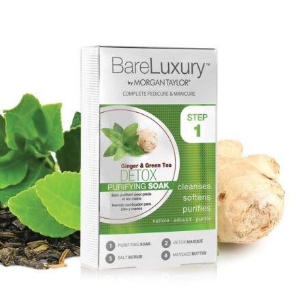 Mini SPA set for manicure, pedicure Morgan Taylor Ginger & Green Tea