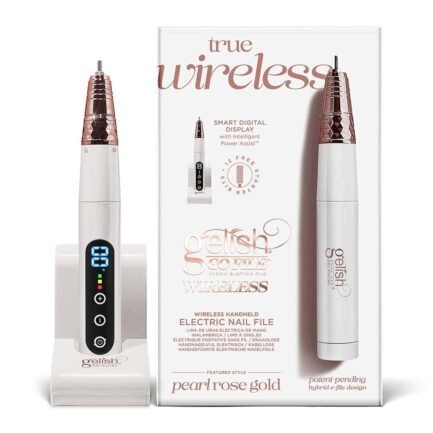 True Wireless Gelish Pearl Rose Gold Nail File