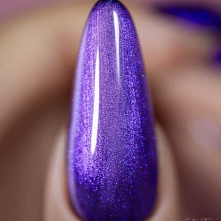 Saute Nails Pink Pearl Top 8ml non-sticky gel polish top coat. - Image 3