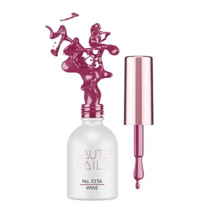 Gel polish Saute Nails - S156 WINE 8ml.