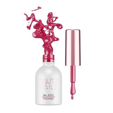 Gel polish Saute Nails - S211 FUCHSIA 8ml.