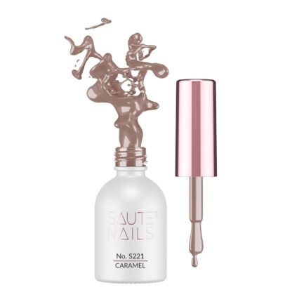 Gel polish Saute Nails - S221 CARAMEL 8ml.