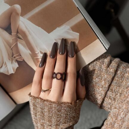 Gel polish Saute Nails - S299 Rich Mocha 8ml. - Image 3