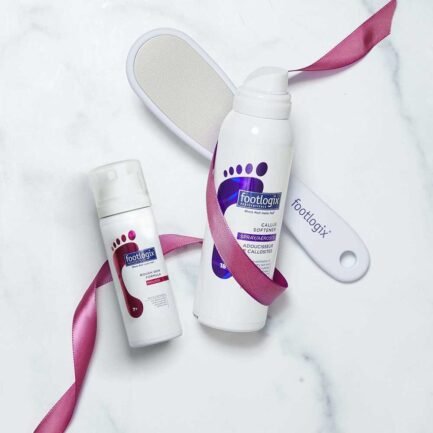 Footlogix Set – Hornhautentferner 100 ml + Pedikürefeile – Bild 3