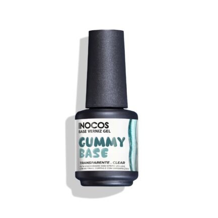 Inocos Gummy Gel Polish Base 15ml. Clear