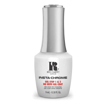 RCM Insta chrome non-sticky top coat for rubbing gel polish