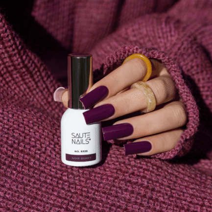 Saute Nails Gel-Nagellack 8ml - S325 Noir Berry – Bild 3