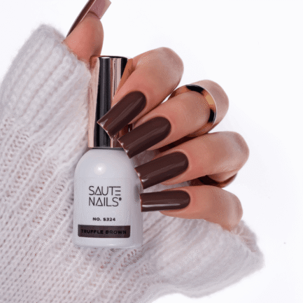 Saute Nails Gel-Nagellack 8ml - S324 Trüffelbraun – Bild 3
