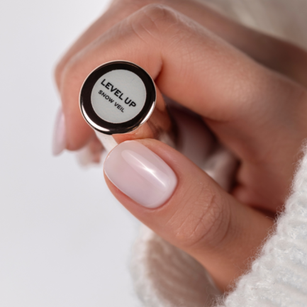 Gel in einer Flasche BiB Saute Nails Snow Veil 8ml. – Bild 3