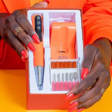 True Wireless Gelish Nagelfeile Neonorange – Bild 3