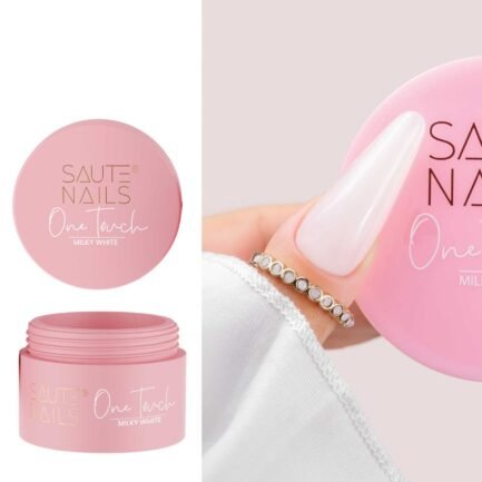 Gel One Touch Saute Nails 50g. Milky White