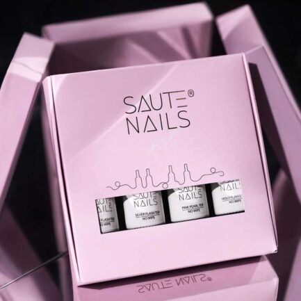 Saute Nails Non-Stick Top Coat Gel Polish Set 4x8ml.
