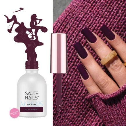 Gel polish Saute Nails 8ml - S325 Noir Berry