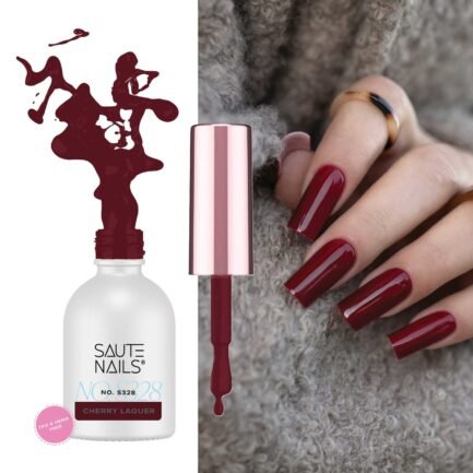 Gel polish Saute Nails 8ml - S328 Cherry Laquer