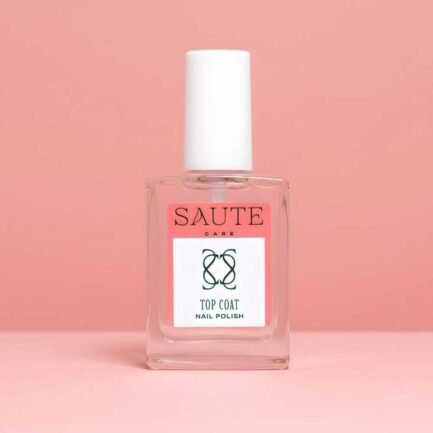 Quick-drying nail polish top coat Saute Care 15ml.
