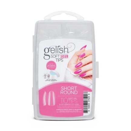 Gelish SOFT GEL TIPS 110pcs. Short Round