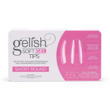 Gelish SOFT GEL TIPS 550pcs. Short Round