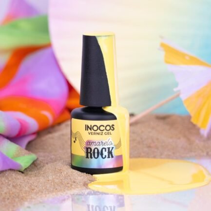 Gel polish INOCOS - FESTIVAL VERÃO AMARELO ROCK 346 15ml. - Image 5