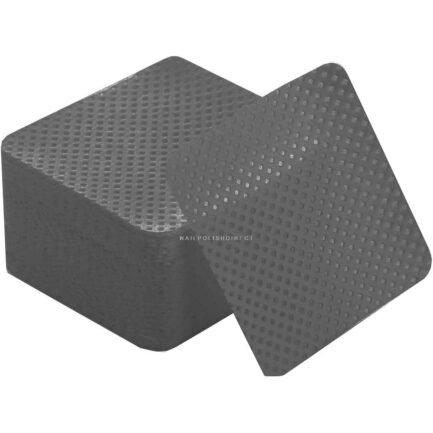 Euro Fashion Cotton swabs for removing polish 300 pcs. 5cm x 5cm Black