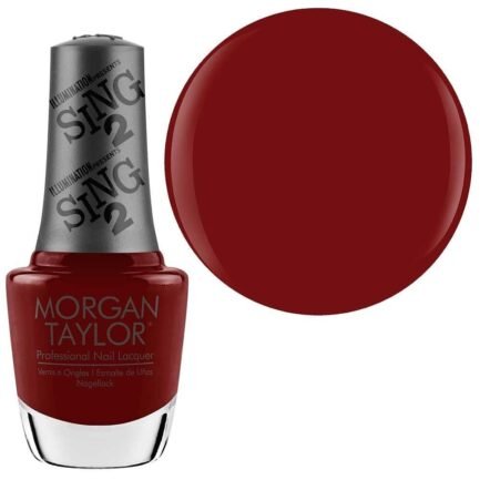 Morgan Taylor nail polish RED SHORE CITY ROUGE 15ml. 3110442 - Image 1